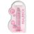 REALROCK - átlátszó élethű dildó - pink (17cm)