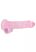 REALROCK - áttetsző élethű dildó - pink (19cm)
