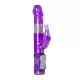 Easytoys Rabbit - forgó gyöngyös, csiklókaros vibrátor (lila)