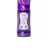 Easytoys Rabbit - forgó gyöngyös, csiklókaros vibrátor (lila)
