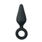 Easytoys Pointy Plug M - anál dildó (fekete) - közepes