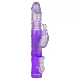 Easytoys Bunny - lökő-forgó vibrátor (lila)