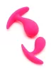 Rimba Copenhagen - butt plug szett - pink (2db)