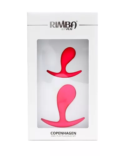 Rimba Copenhagen - butt plug szett - pink (2db)