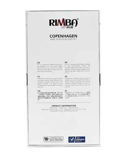 Rimba Copenhagen - butt plug szett - pink (2db)