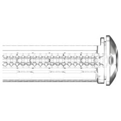 Kiiroo Titan Power - maszturbátor betét (átlátszó)