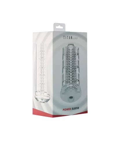 Kiiroo Titan Power - maszturbátor betét (átlátszó)