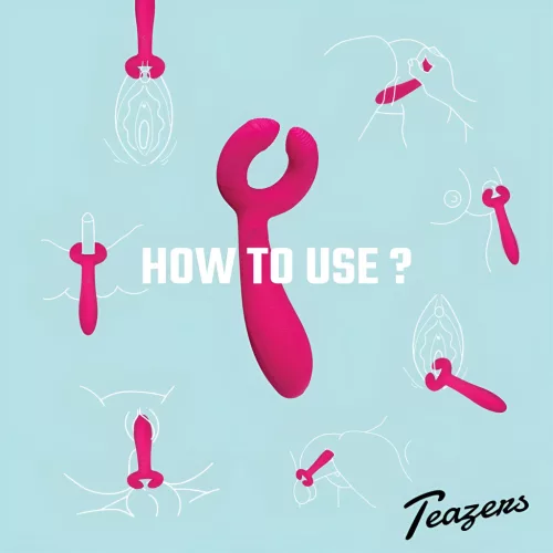 EasyToys Couple - akkus, vízálló párvibrátor (pink)