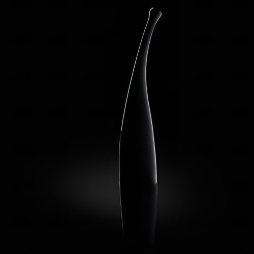 Senzi - akkus, vízálló csikló vibrátor (fekete)