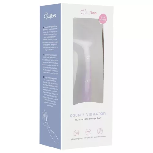 EasyToys Couple - akkus, vízálló párvibrátor (lila)
