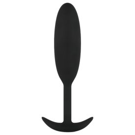   Easytoys Heavy Fulfiller - 54g-os anál plug - kicsi (fekete)