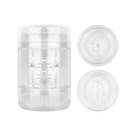   FPPR. - kétvégű maszturbátor - punci & ánusz (átlátszó)