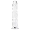 EasyToys - zselés dildó - 18cm (átlátszó)