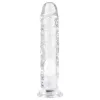 EasyToys - zselés dildó - 18cm (átlátszó)