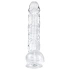 EasyToys - herés dildó - 13,5cm (átlátszó)