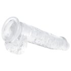 EasyToys - herés dildó - 13,5cm (átlátszó)