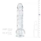 EasyToys - herés dildó - 13,5cm (átlátszó)