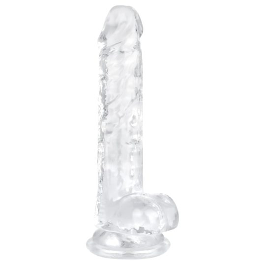 EasyToys - herés dildó - 17cm (átlátszó)