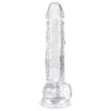 EasyToys - herés dildó - 17cm (átlátszó)
