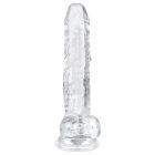 EasyToys - herés dildó - 17cm (átlátszó)