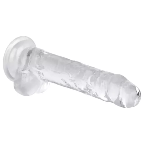 EasyToys - herés dildó - 17cm (átlátszó)