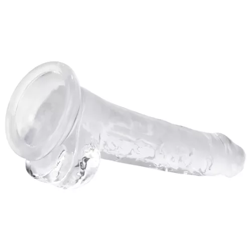 EasyToys - herés dildó - 17cm (átlátszó)