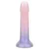EasyToys Mermaid - csillámos dildó - 15cm (pink)