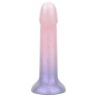 EasyToys Mermaid - csillámos dildó - 15cm (pink)