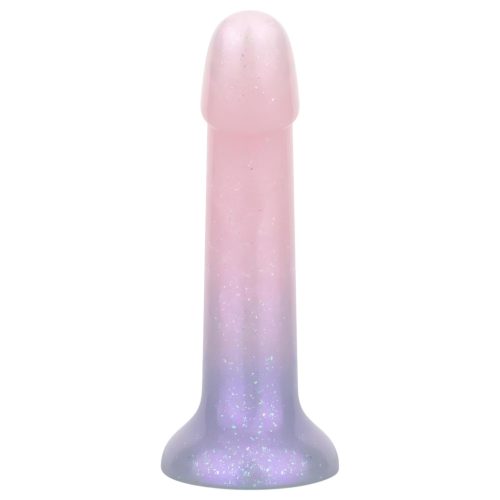 EasyToys Mermaid - csillámos dildó - 15cm (pink)