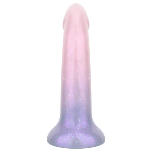 EasyToys Mermaid - csillámos dildó - 15cm (pink)