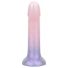 EasyToys Mermaid - csillámos dildó - 19cm (pink)