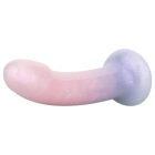 EasyToys Mermaid - csillámos dildó - 19cm (pink)