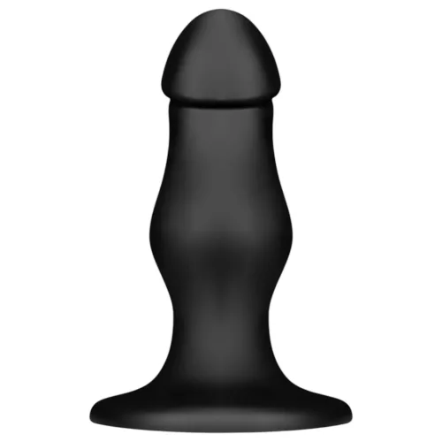 BUTTR FIM-92 - tapadókorongos anál dildó (fekete)