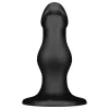 BUTTR FIM-92 - tapadókorongos anál dildó (fekete)