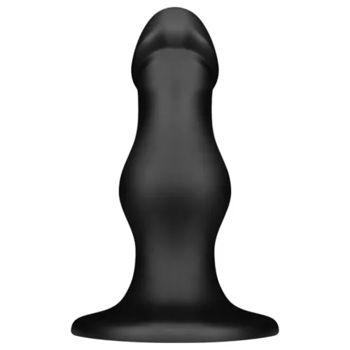 BUTTR FIM-92 - tapadókorongos anál dildó (fekete)