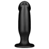 BUTTR AH-1 - tapadókorongos anál dildó (fekete)