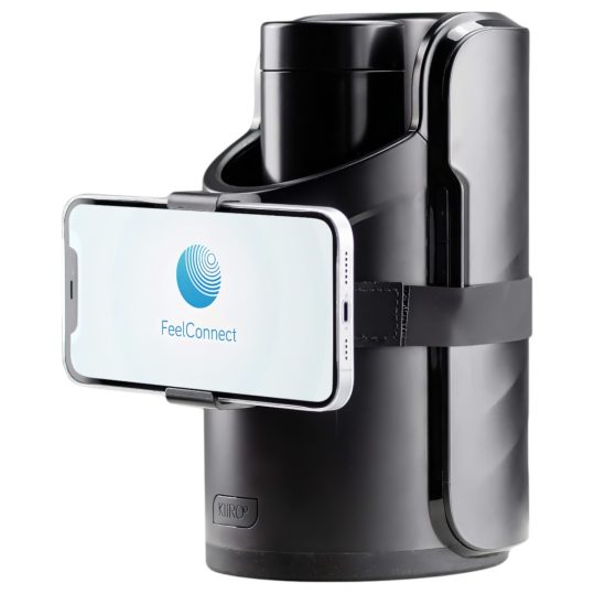 Kiiroo Keon - maszturbátor telefon tartó (fekete)