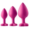 / Flirts anal training kit - anál plug szett (3db) - pink