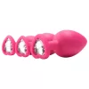 / Flirts anal training kit - anál plug szett (3db) - pink