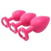 / Flirts anal training kit - anál plug szett (3db) - pink