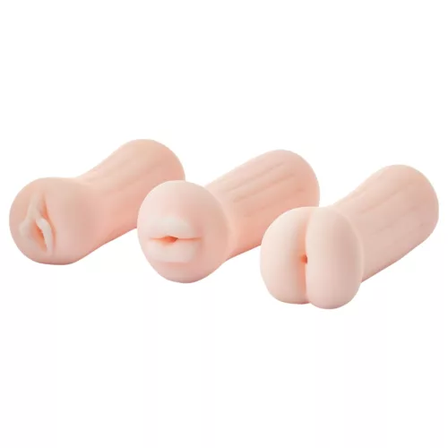 The Girl Next Door Tina - élethű maszturbátor szett (natúr)