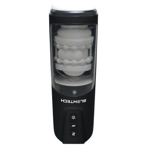 / Dreamtoys Blowtech - rezgő, fel-le mozgó maszturbátor (fekete)