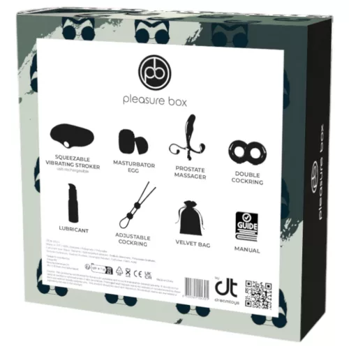 Pleasure Box Love to Play - maszturbátor szett férfiaknak - 6 részes