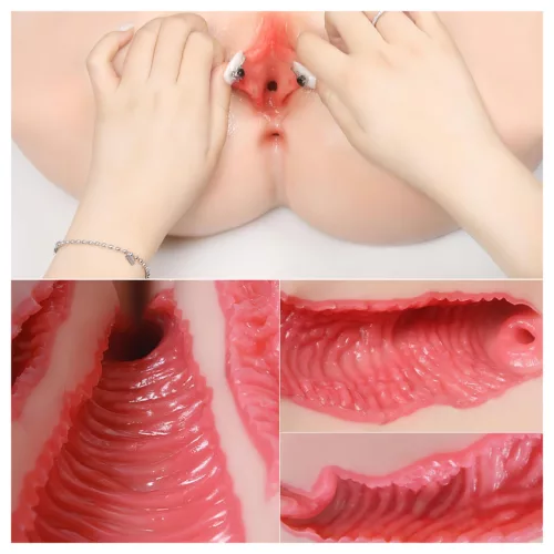 Kokos Vanilla 004 - élethű torzó maszturbátor (natúr)