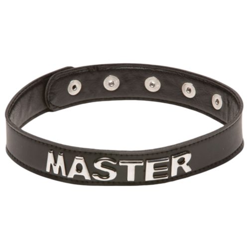 X-Play Master - BDSM nyakörv (fekete)