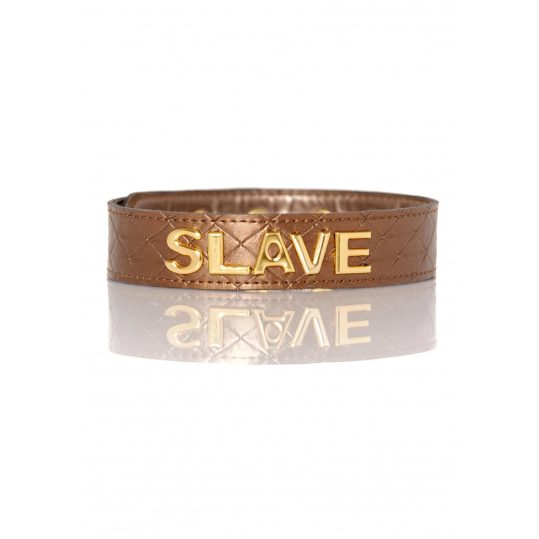 X-Play Slave - rabszolga nyakörv (bronz)