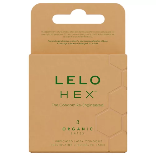 LELO Hex Organic - potencia óvszer (3db)