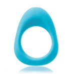 LAID P.3 - vibrációs szilikon péniszgyűrű (kék)