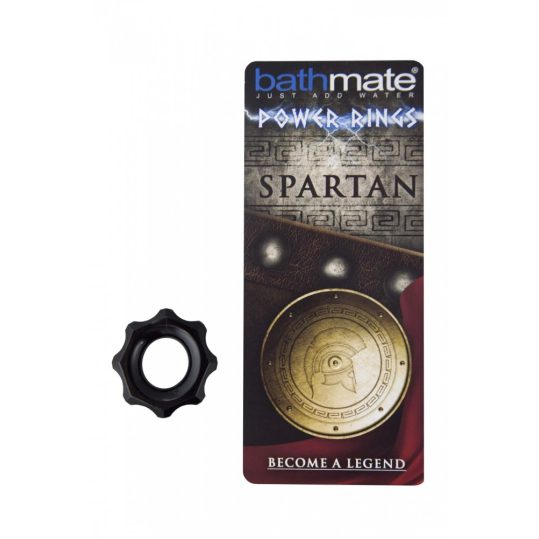 BathMate - Spartan szilikon péniszgyűrű (fekete)