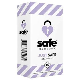 SAFE Just Safe - standard óvszer - vanília (10db)